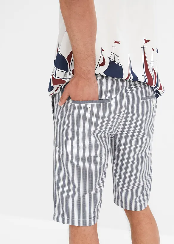 Chinobermuda med legg, bonprix
