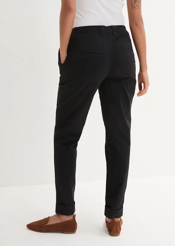 Chinos i bomull, ankellang, bonprix