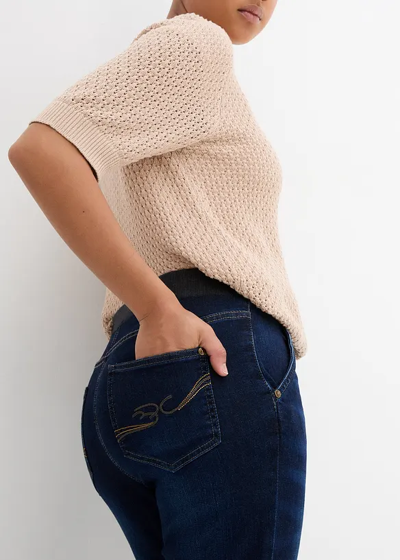 Boyfriend-jeans Mid Waist, komfortlinning, bonprix