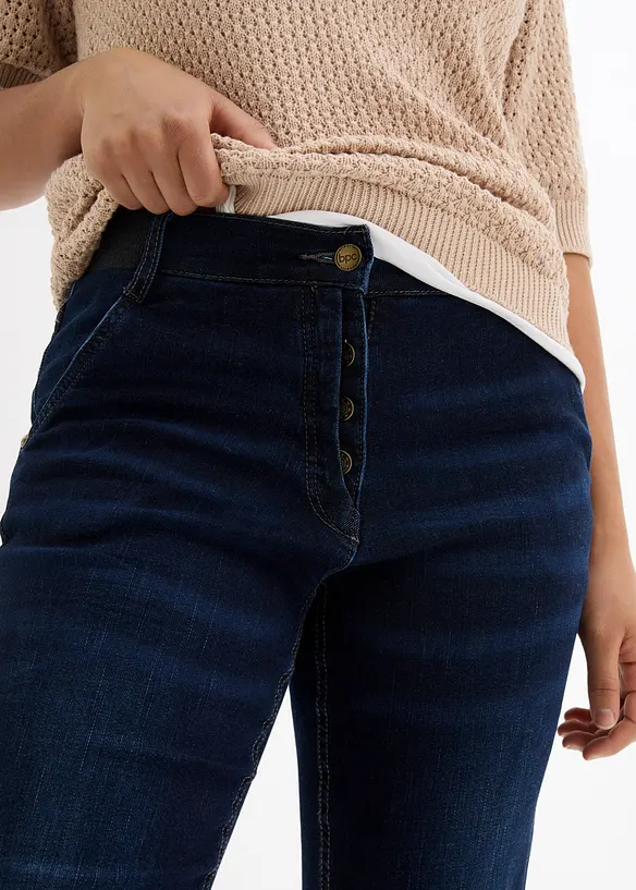 Boyfriend-jeans Mid Waist, komfortlinning, bonprix