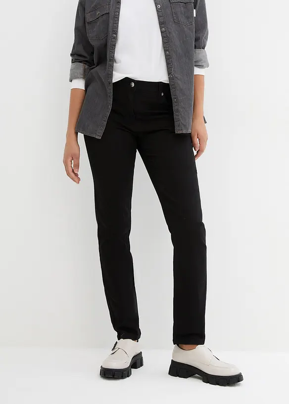 Slim fit-jeans Mid Waist, komfortlinning, bonprix