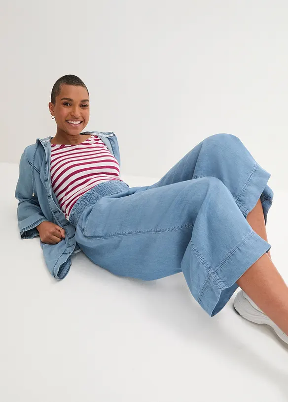 Culotte i lyocell, bonprix