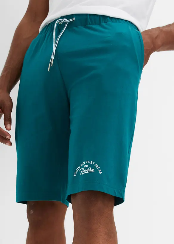 Bermudashorts i jersey i 100% økologisk bomull, bonprix
