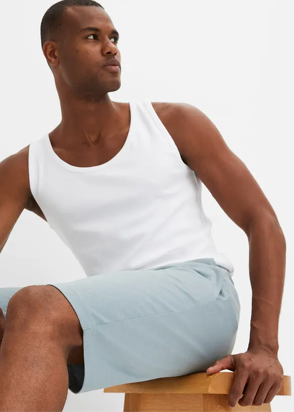 Bermudashorts i lett trikotmateriale (2-pack), bonprix
