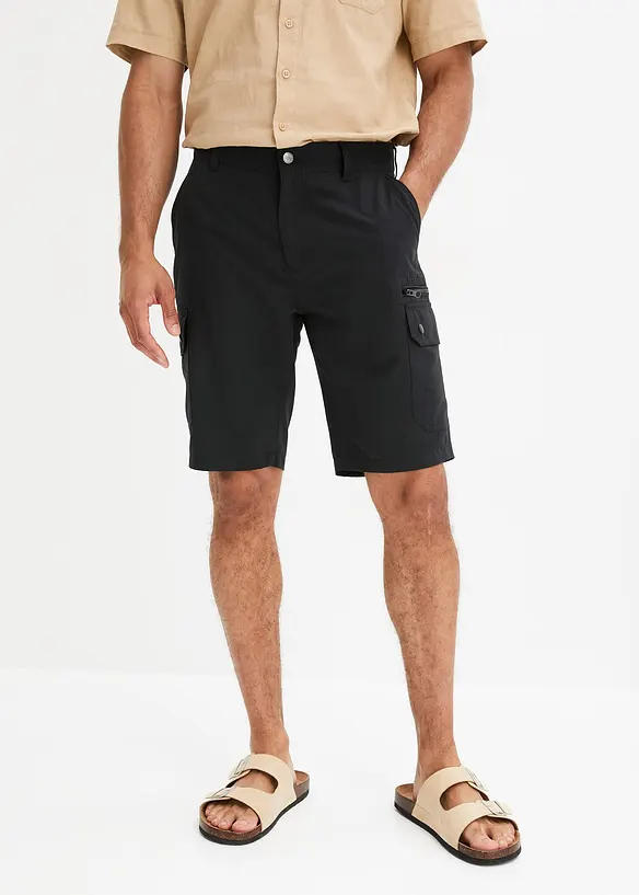 Cargo-bermudashorts i mikrofiber, Regular Fit, bonprix