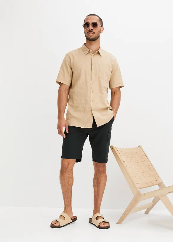 Cargo-bermudashorts i mikrofiber, Regular Fit, bonprix