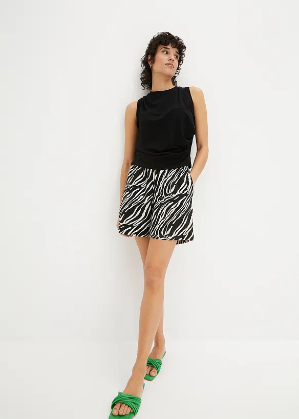 Topp med drapering, bonprix