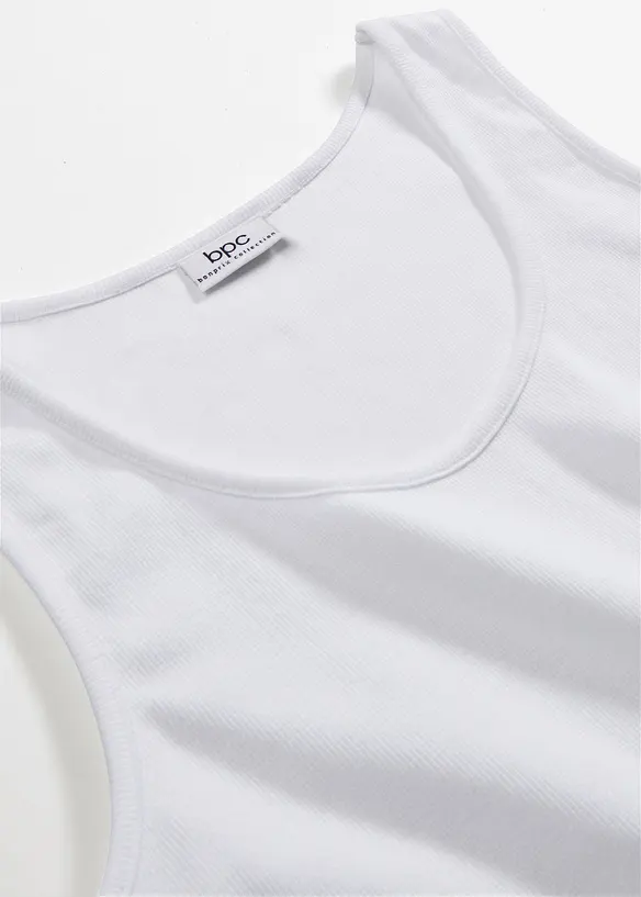 Ribbet topp, bonprix