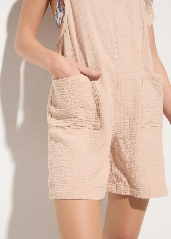 Strand-jumpsuit i lett musselin, bonprix