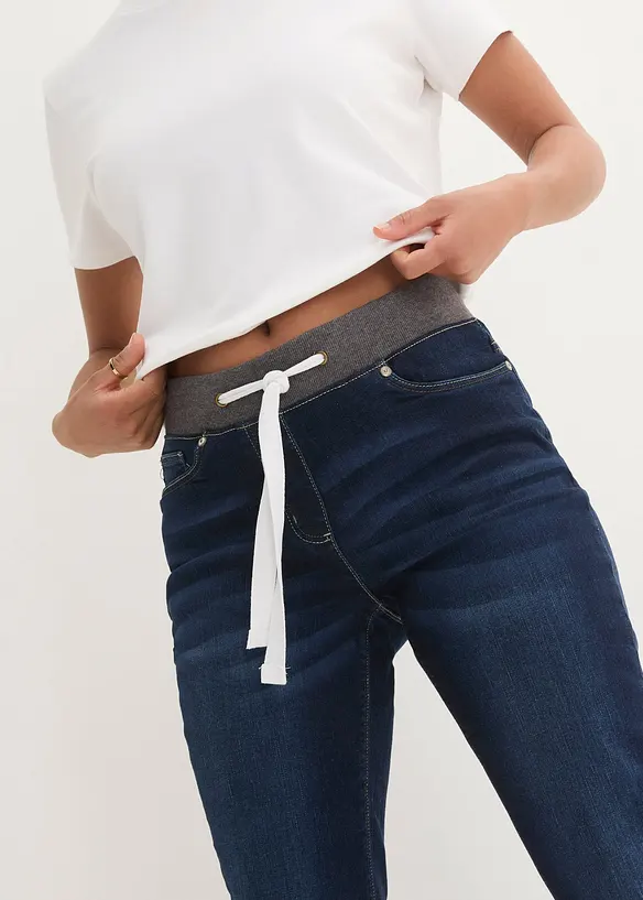Boyfriend-jeans Mid Waist, komfortlinning, bonprix