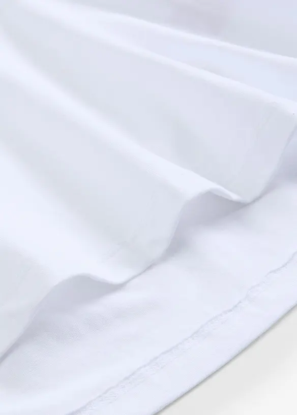 Lang basic topp, 2-pack, bonprix