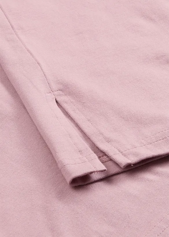 Lang topp med V-hals (2-pack), bonprix