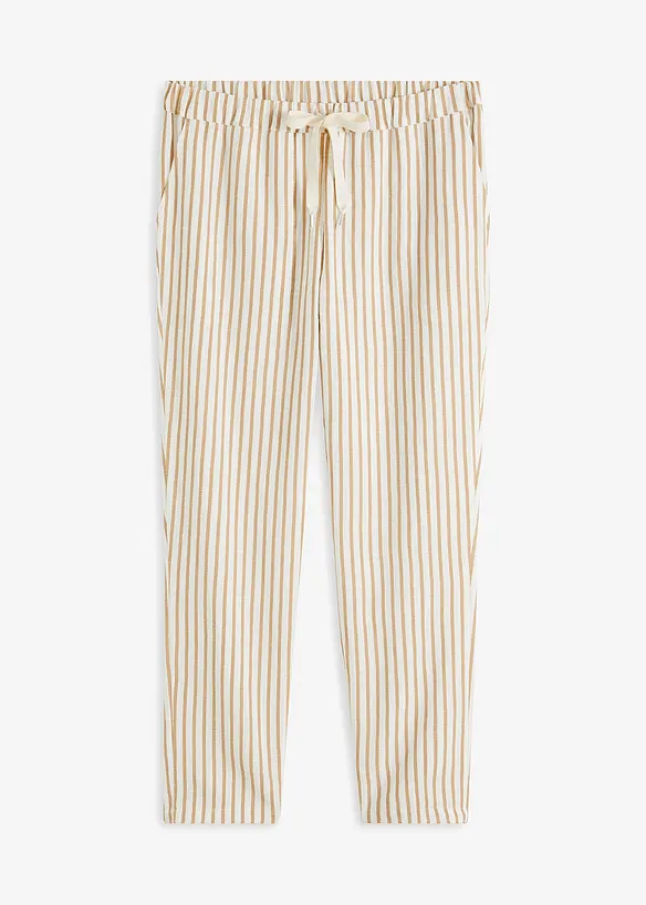 Bukse i lin-look, bonprix