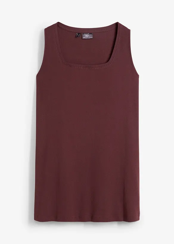 Lang singlet i 100% bomull, bonprix