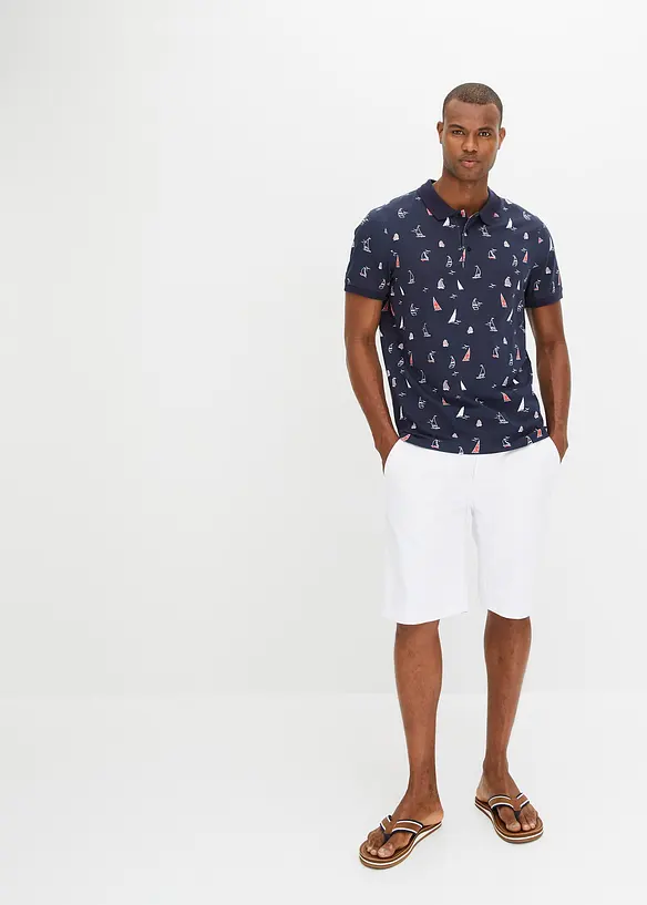 Chinos-bermuda i ren bomull, Regular Fit, bonprix