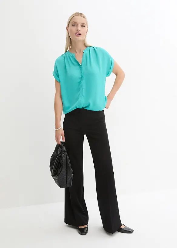 Blusetunika i georgette-materiale, bonprix