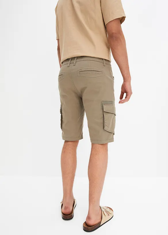 Stretch-cargobermuda, Regular Fit, bonprix