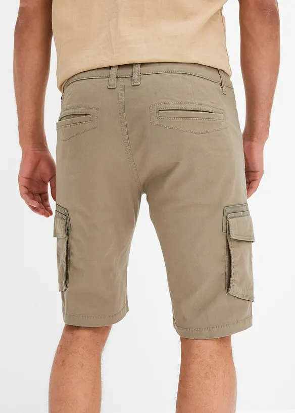 Stretch-cargobermuda, Regular Fit, bonprix