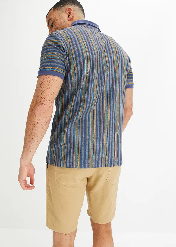 Poloshirt av økologisk bomull, kort arm, bonprix