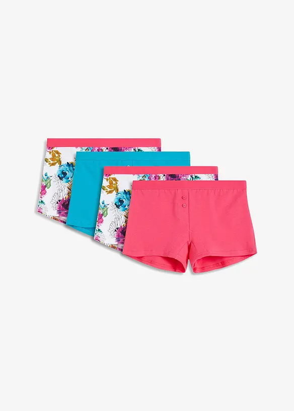 Boksertruse med økologisk bomull (4-pack), bonprix