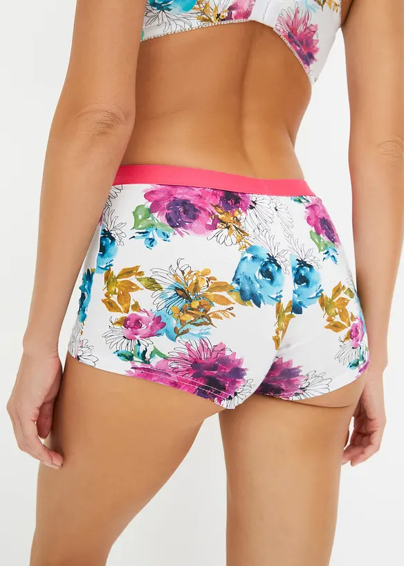 Boksertruse med økologisk bomull (4-pack), bonprix