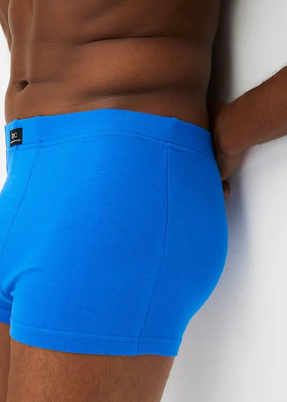 Boksershorts i ettersittende modell med økologisk bomull (3-pack), bonprix