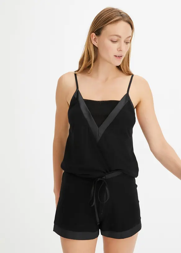 Kort pyjamas av myk viskosemiks, bonprix