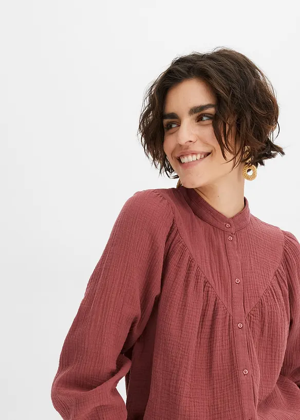 Musselin-bluse, bonprix