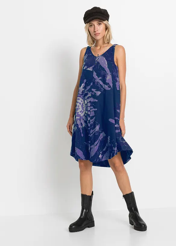 Jerseykjole i 100% bomull, bonprix