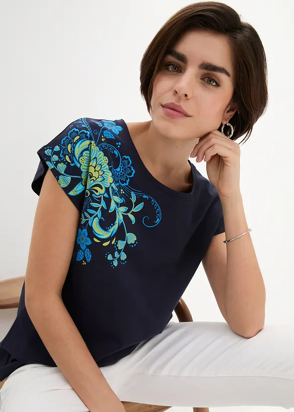 Topp med print, bonprix