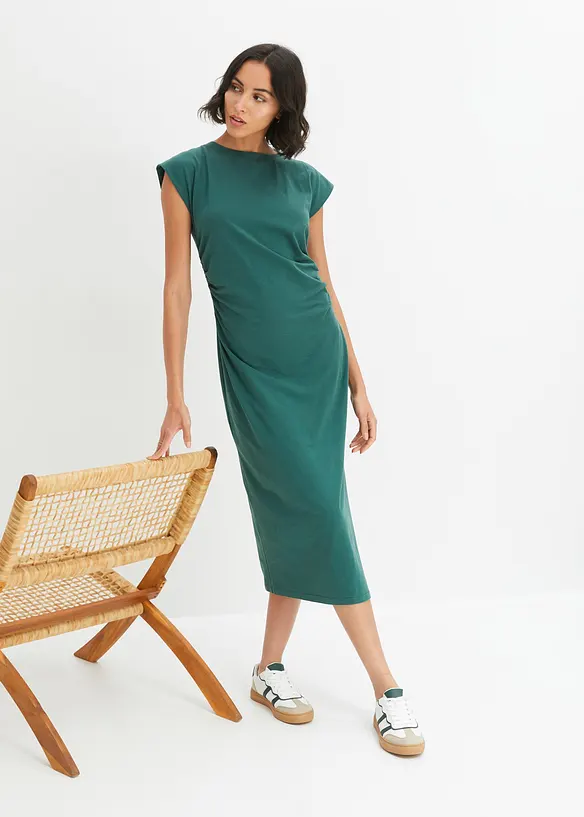 Jerseykjole av bomull med stretch, bonprix