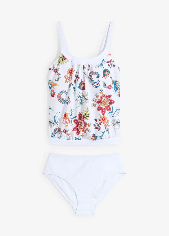 Oversized tankini (2-delt sett) med regulerbare stropper, bonprix