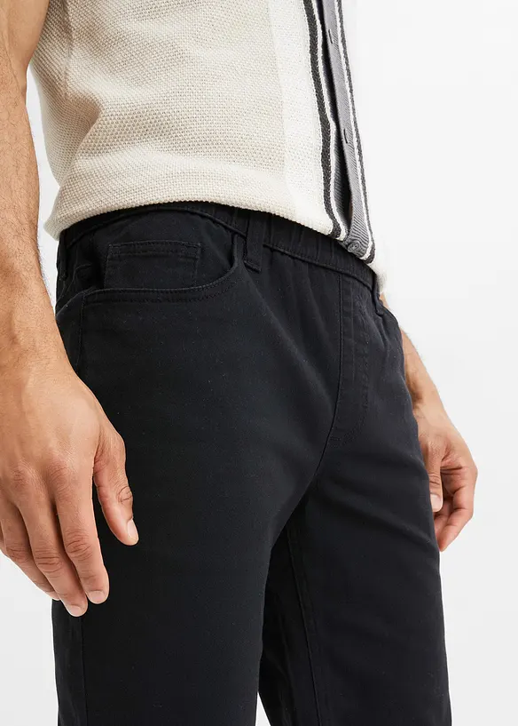 Slip on-jeansbermuda med stretch, Regular Fit (2-pack), bonprix