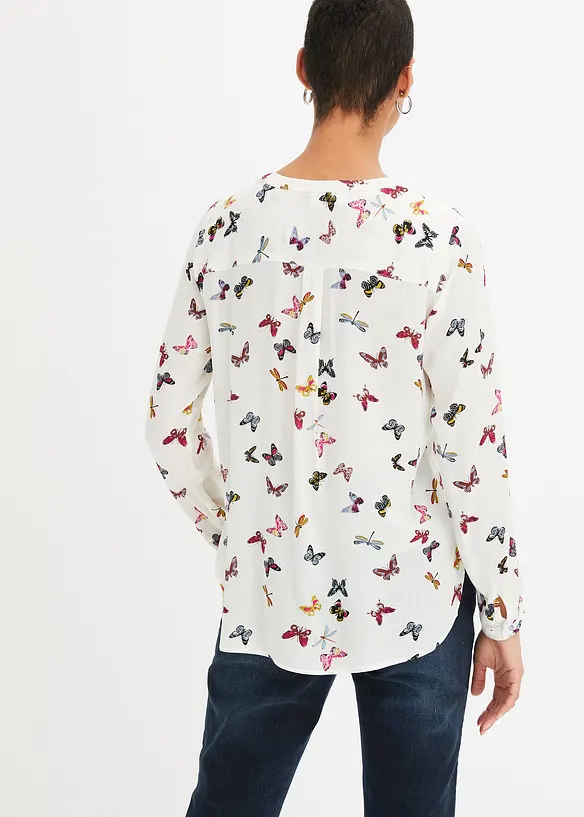 Bluse i lett viskose, bonprix