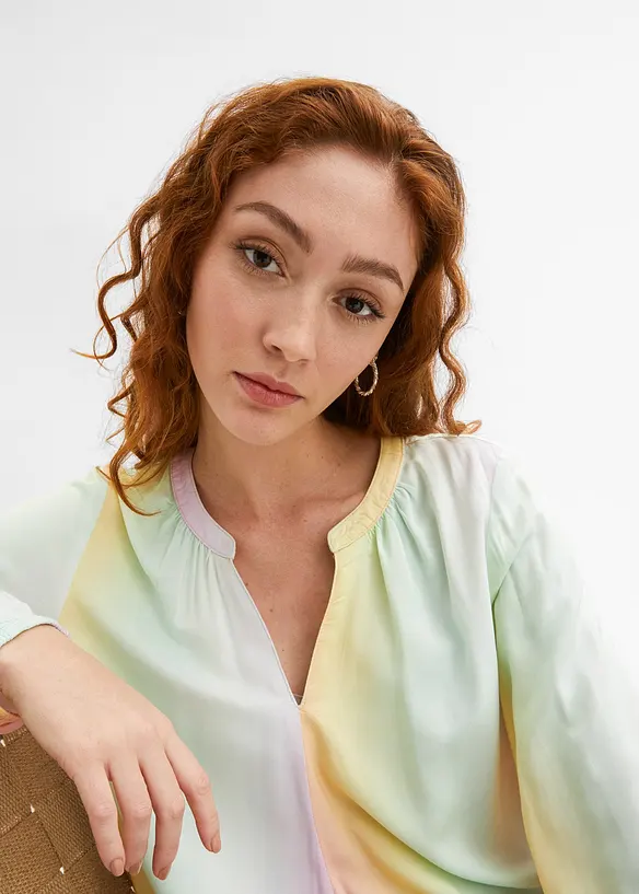 Bluse i lett viskose, bonprix