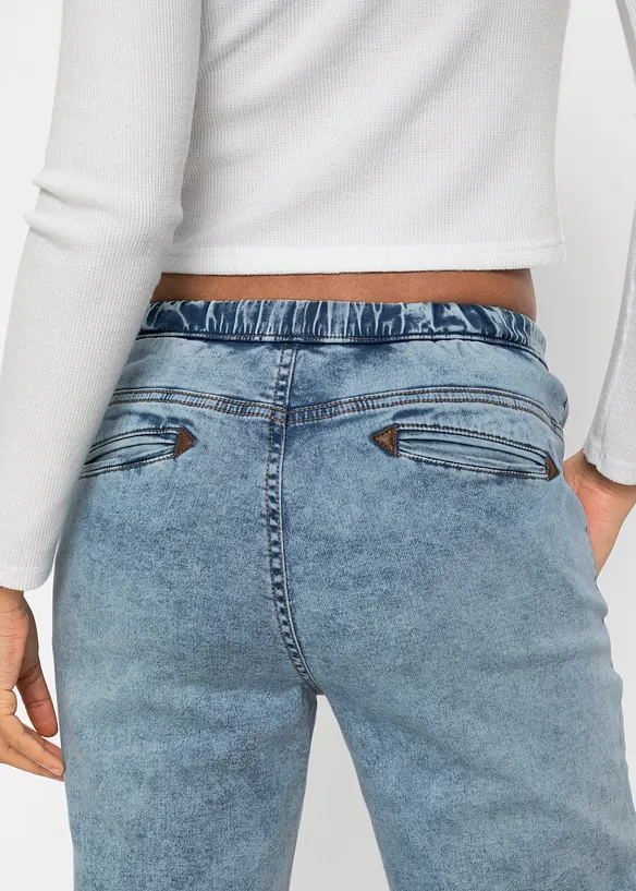 Joggejeans Mid Waist, stretch, bonprix