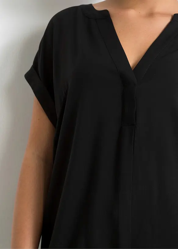 Blusetunika i 100% viskose, bonprix