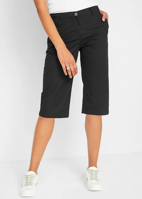 Lang bermudashorts med elastisk linning, bonprix