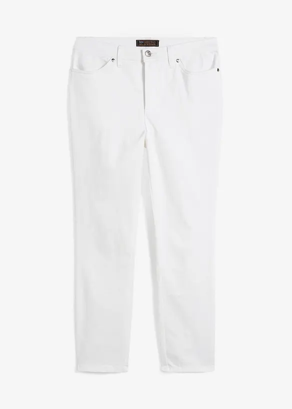 Bukse i bomullsmiks med stretch, bonprix