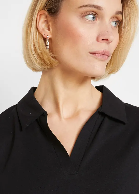 Topp med åpen krage, bonprix