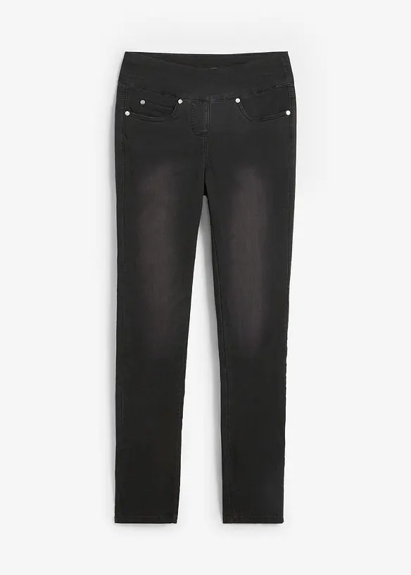 Straight-jeans Mid Waist, super stretch med komfortlinning, bonprix