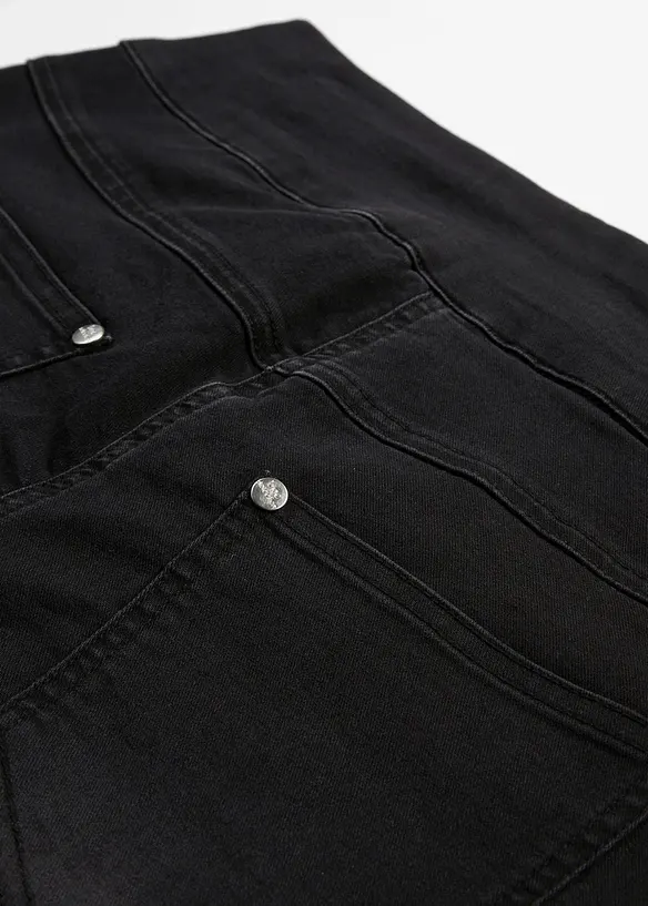 Straight-jeans Mid Waist, super stretch med komfortlinning, bonprix