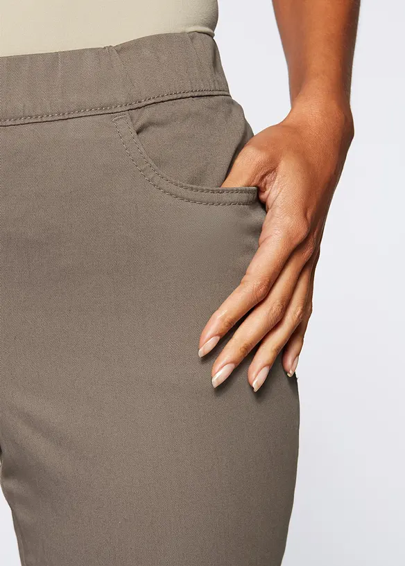 7/8-lang slip on-bukse med stretch, bonprix