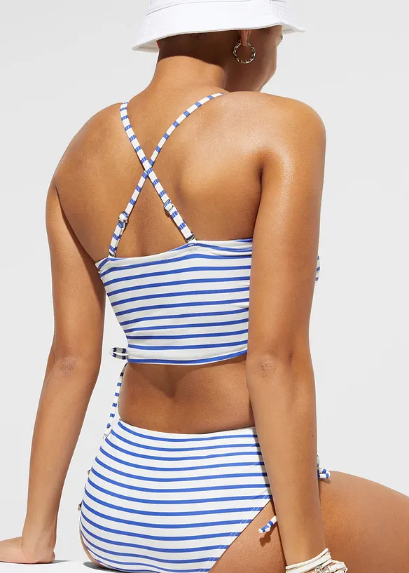 Bandeau-bikini med avtagbare stropper (2-delt sett), bonprix