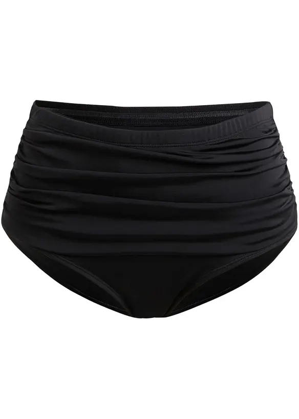 High Waist shape-bikinibukse med rynking, bonprix