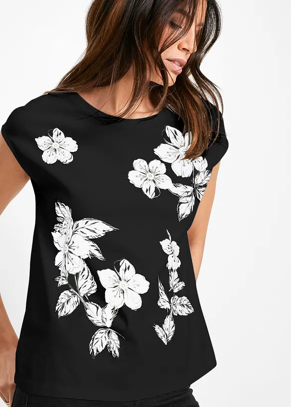 Topp med blomstermønster, bonprix