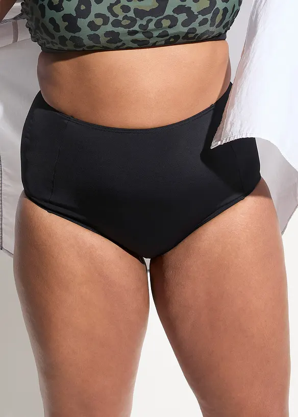 High Waist-bikinitruse med normal benskjæring, bonprix