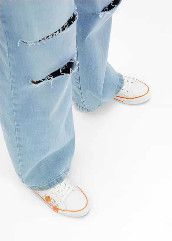 Sneakers med broderi fra Mustang, Mustang
