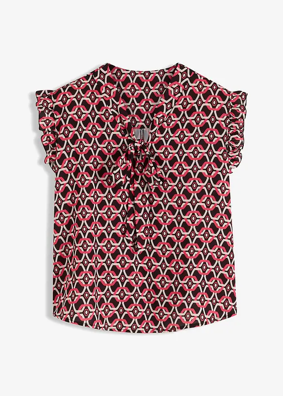 Blusetopp med print, bonprix