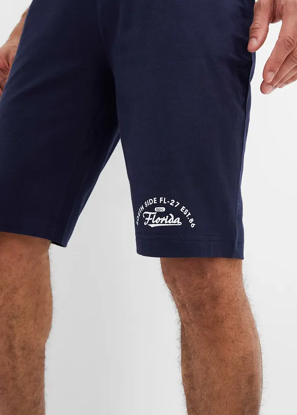 Bermudashorts i jersey i 100% økologisk bomull, bonprix